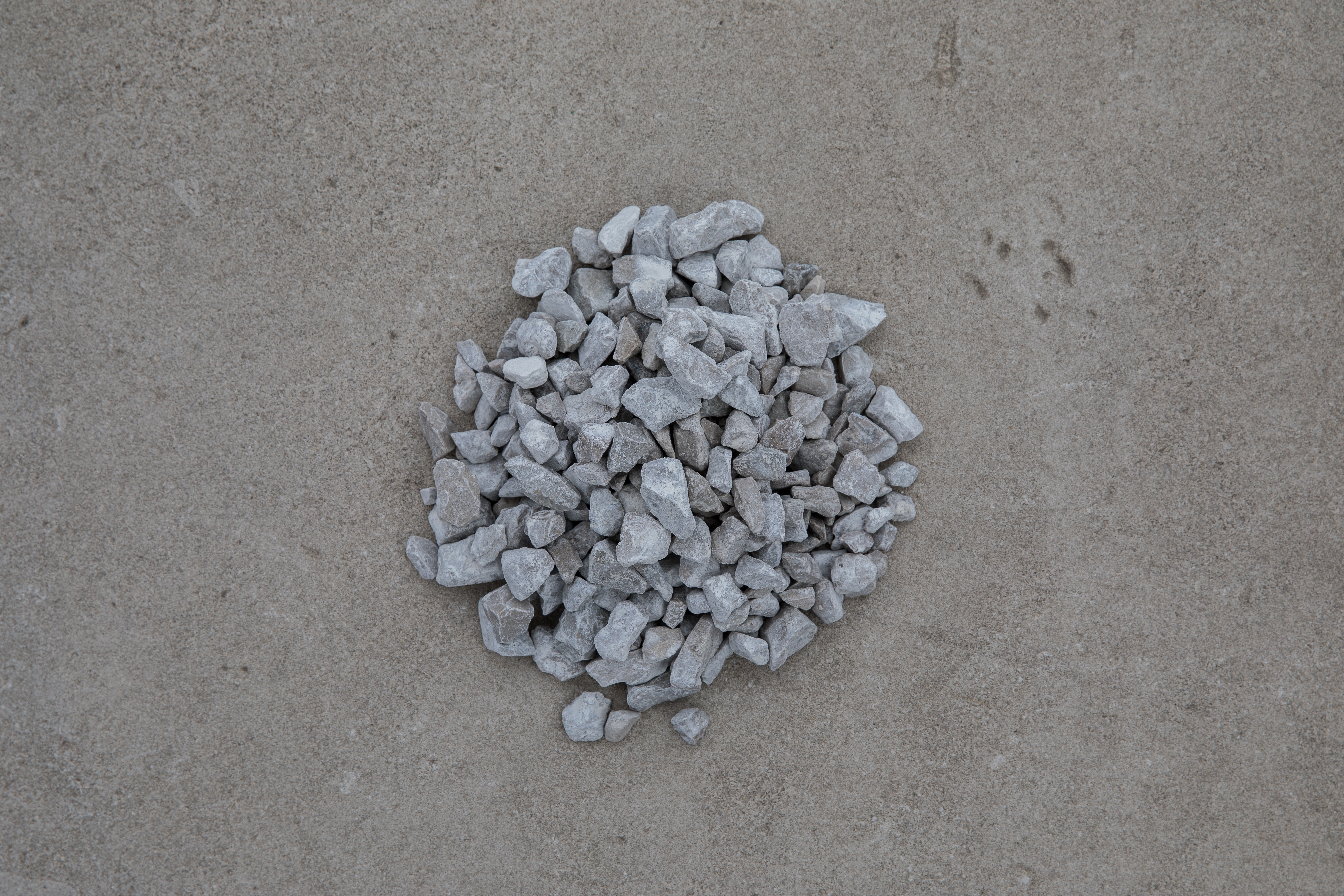 small pile of limestone